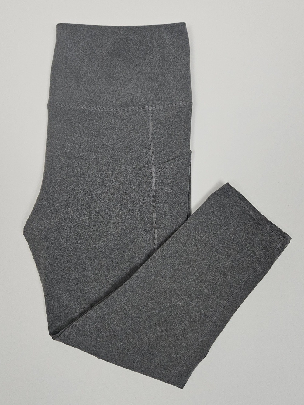 HEAD High Rise Pocket Capri Leggings Gray Size Large